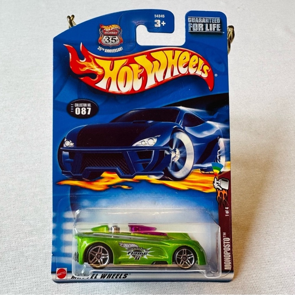 🎀 HOT WHEELS 2002 FIRST EDITION “MONOPOSTO” DIE CAST CAR 🔥 NEW IN PKG